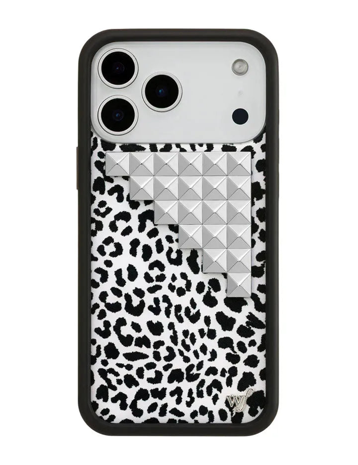 Snow Meow Stud iPhone Case