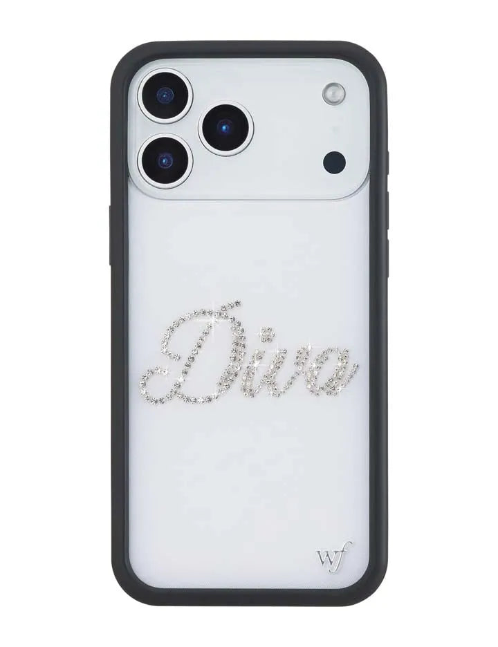 Frankies Bikinis Rhinestone Diva iPhone Case