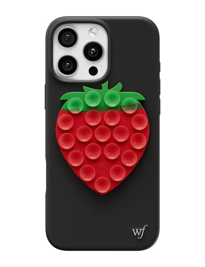 Magsafe Strawberry Selfie Stickeez
