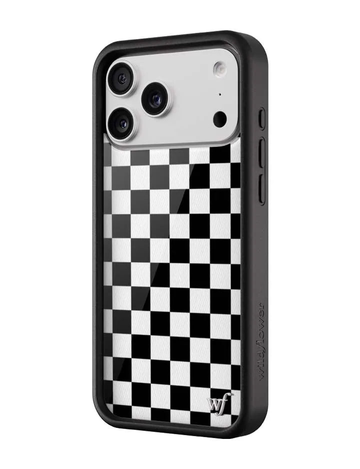 Checkers | Black iPhone Case